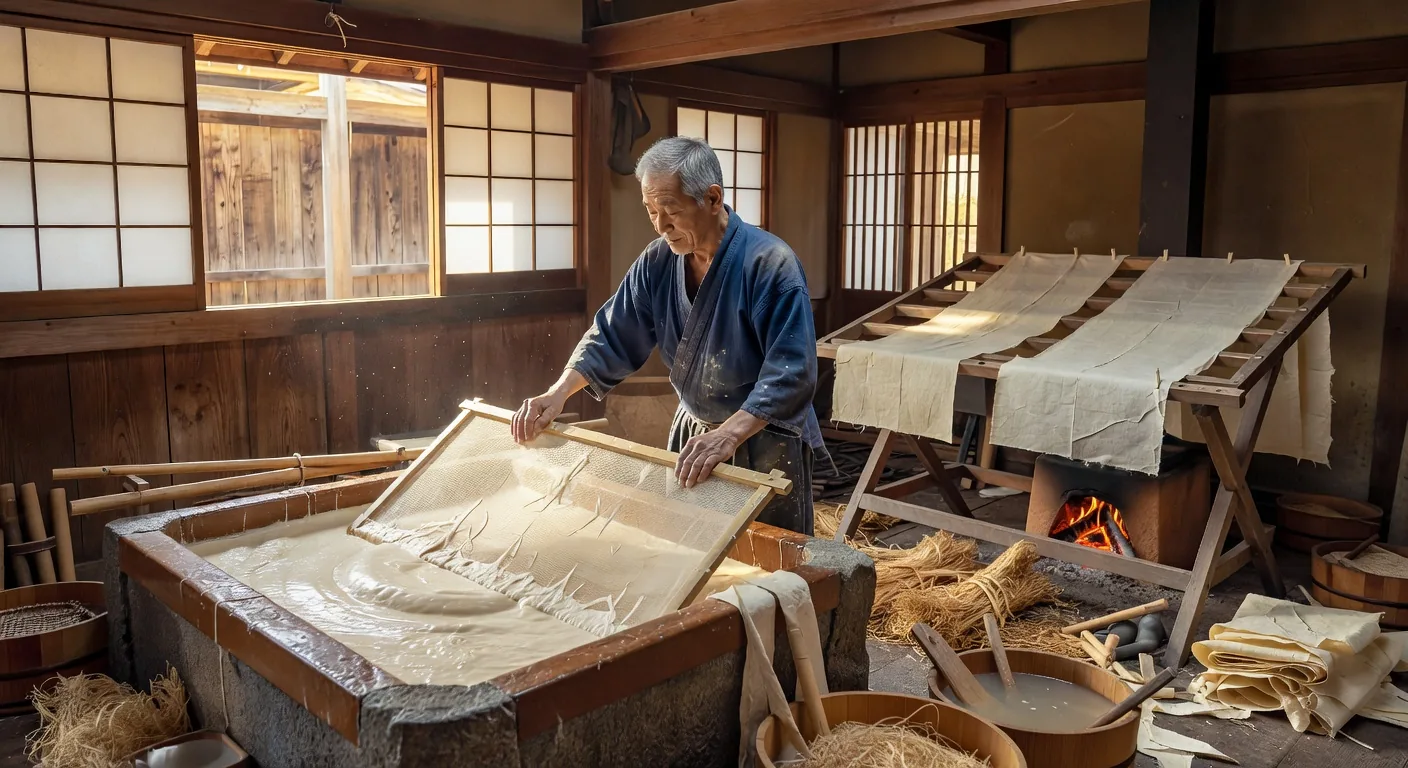 Washi Paper Making